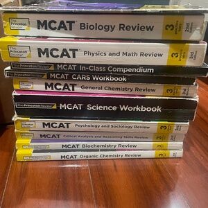 The Princeton Review MCAT books, 2nd/3rd edition